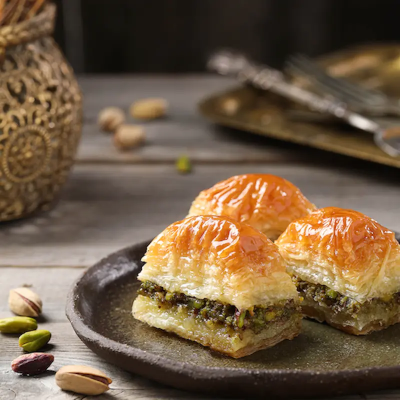 Baklava with Pistachio - Fıstıklı Baklava     .webp