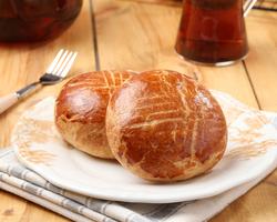 Uncooked Stuffed Pastry Plain (Sade Cig Pogaca) 130 gr