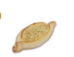 LEZZA Mini-Pita (Pide) with Cheese Bulk 80x50 gr