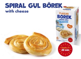 LEZZA Cheese Pastry Roll (Peynirli Gul Boregi) 480 gr