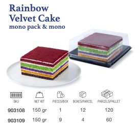 LAMOUR Rainbow Velvet Mono (Gokkusagi Pasta) 9 Pieces 