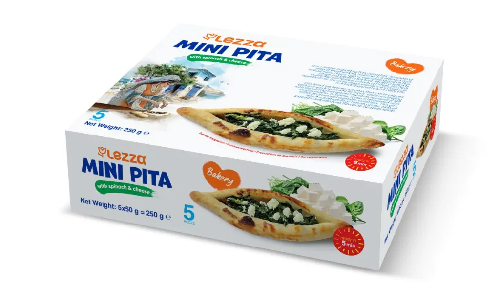 LEZZA Mini-Pita (Pide) with Spinach and Cheese 5x50 gr