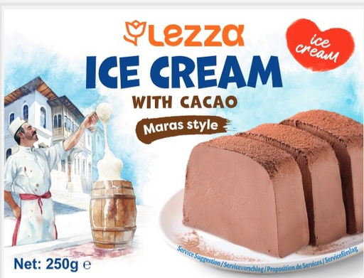 [111107] LEZZA Maras Ice Cream Cocoa (Kakaolu) 250 gr