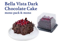[901001] LAMOUR Bella Vista Dark Chocolate Mono Cake with Pack 165gr