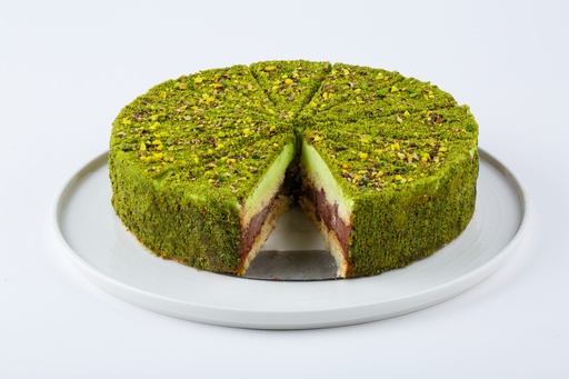 [900105] LAMOUR Special Pistachio Whole Cake 12 Slices 1600gr