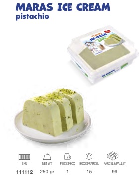 [111112] LEZZA Maras Ice Cream Pistachio (Fistikli) 250 gr