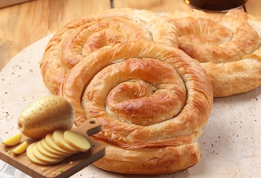 [700912] LEZZA Gul Borek with Potato Uncooked (CigPatatesli Gul Boregi) 200 gr
