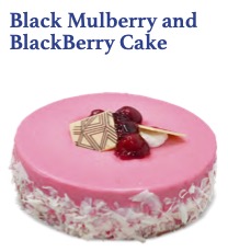 [900806] LAMOUR Black Mulberry and Black Berry Cake Whole 800gr