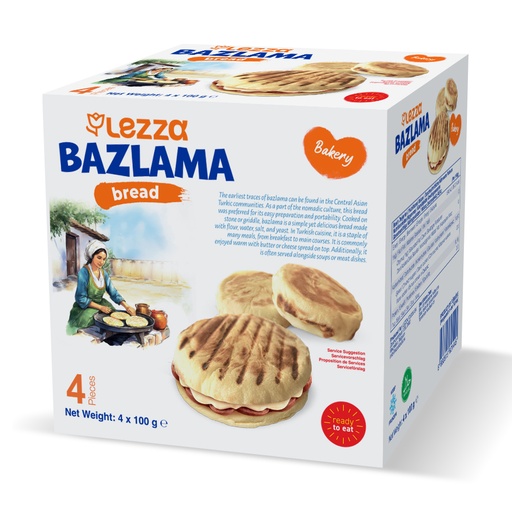 [701303] LEZZA Bazlama Bread  4x100 gr