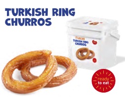 [601006] LEZZA Turkish Ring Churros (Halka Tatlısı) Bulk 2200 gr