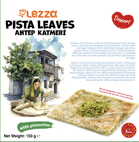 [500107] LEZZA Pista Leaves (AntepKatmeri) 12x150 gr